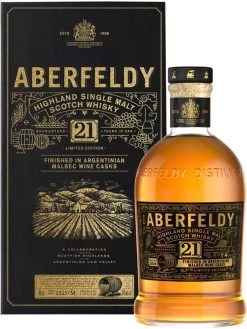 Aberfeldy 21 Year OldArgentinian Malbec Wine Cask