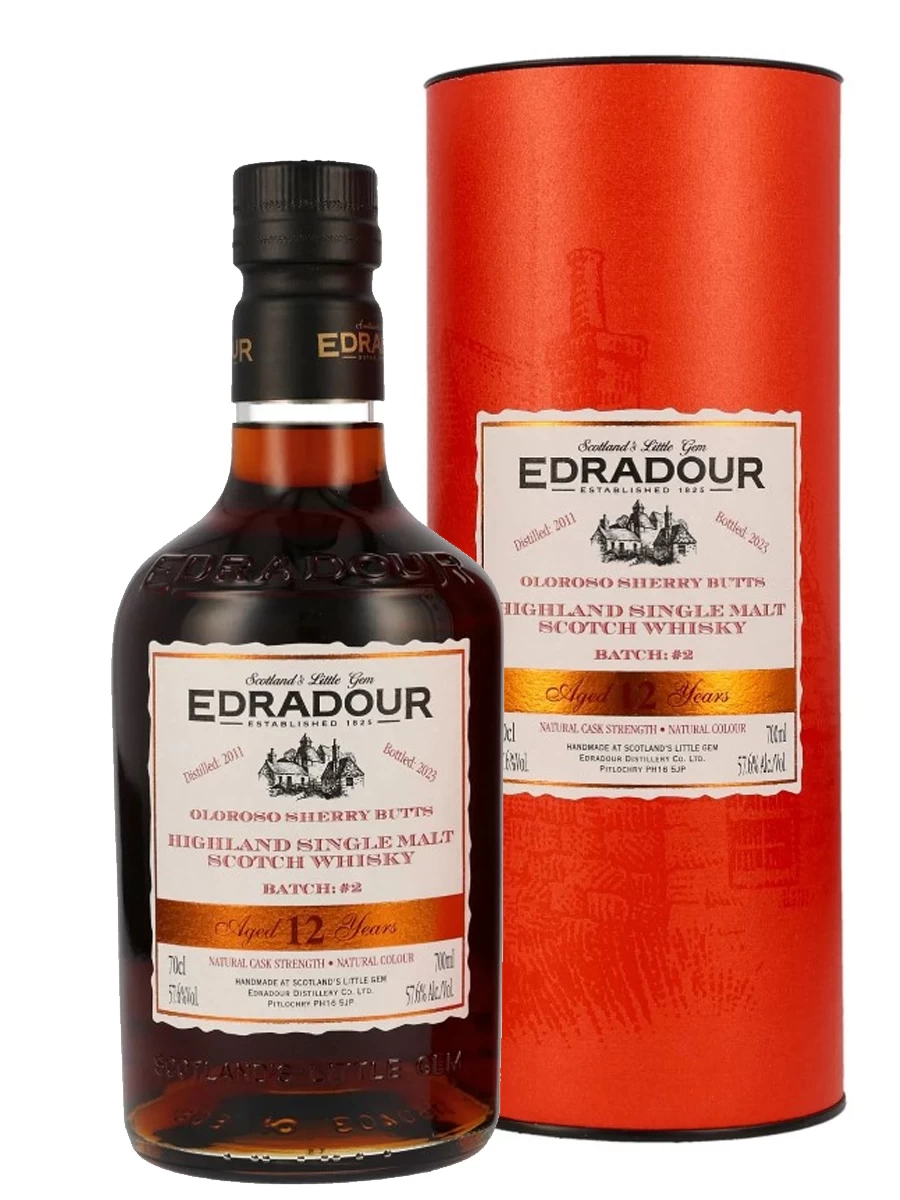 Edradour 12 Year Old Oloroso Sherry Cask Strength Batch 2