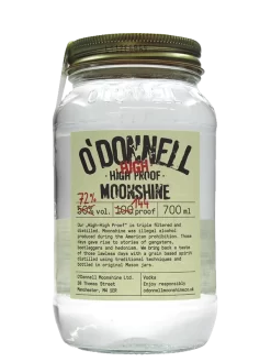O'Donnell MoonshineHigh-High Proof 72%